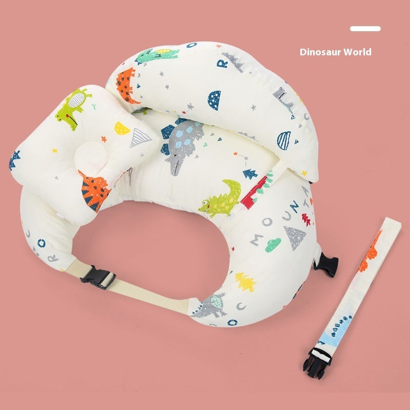 Ergonomic Nursing Pillow for Breastfeeding & Newborn Support – Soft, Washable Cover