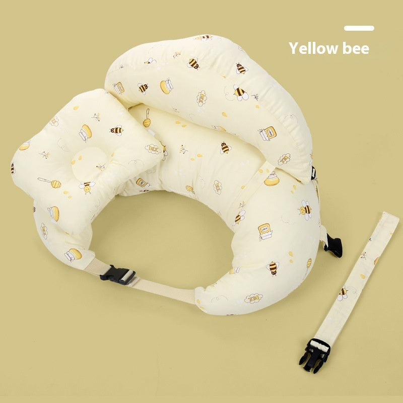 Ergonomic Nursing Pillow for Breastfeeding & Newborn Support – Soft, Washable Cover