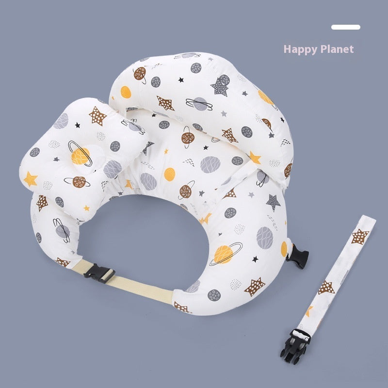 Ergonomic Nursing Pillow for Breastfeeding & Newborn Support – Soft, Washable Cover