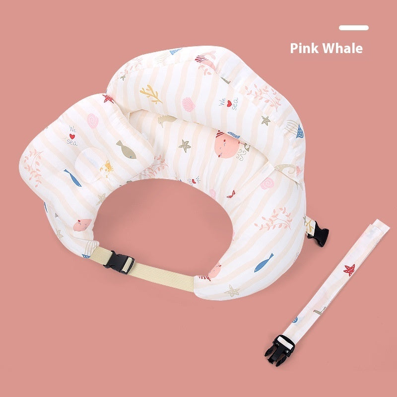 Ergonomic Nursing Pillow for Breastfeeding & Newborn Support – Soft, Washable Cover